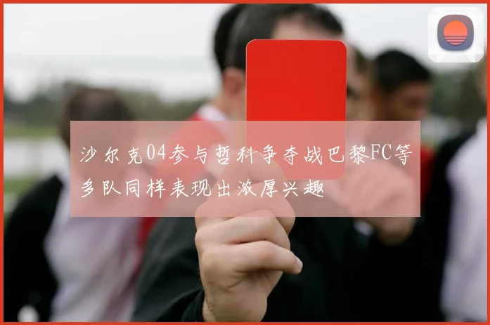 沙尔克04参与哲科争夺战巴黎FC等多队同样表现出浓厚兴趣